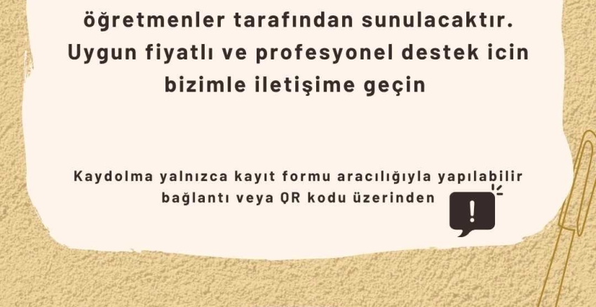 Nachhilfe-Untericht / Ek dersler